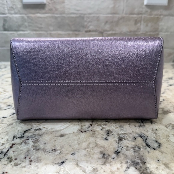 Kate Spade NWT Phoebe Metallic Lavender Handbag w\\Crossbody Strap